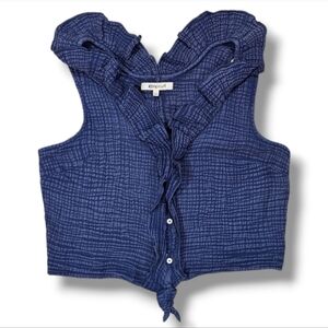 NWT RIP CURL RUFFLE TOP